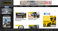Desktop Screenshot of motorcyclepowersportsnews.com